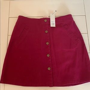 Francesca’s mini skirt- NWT perfect for fall!